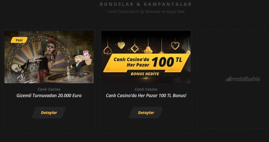 mobilbahis poker bonuslari