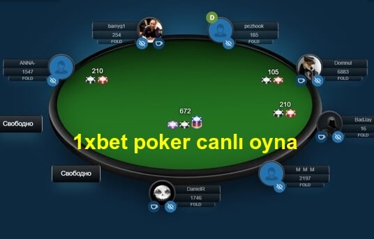 1xbet poker canlı oyna